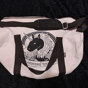 Society6 Hardcore Unicorn Canvas Tote